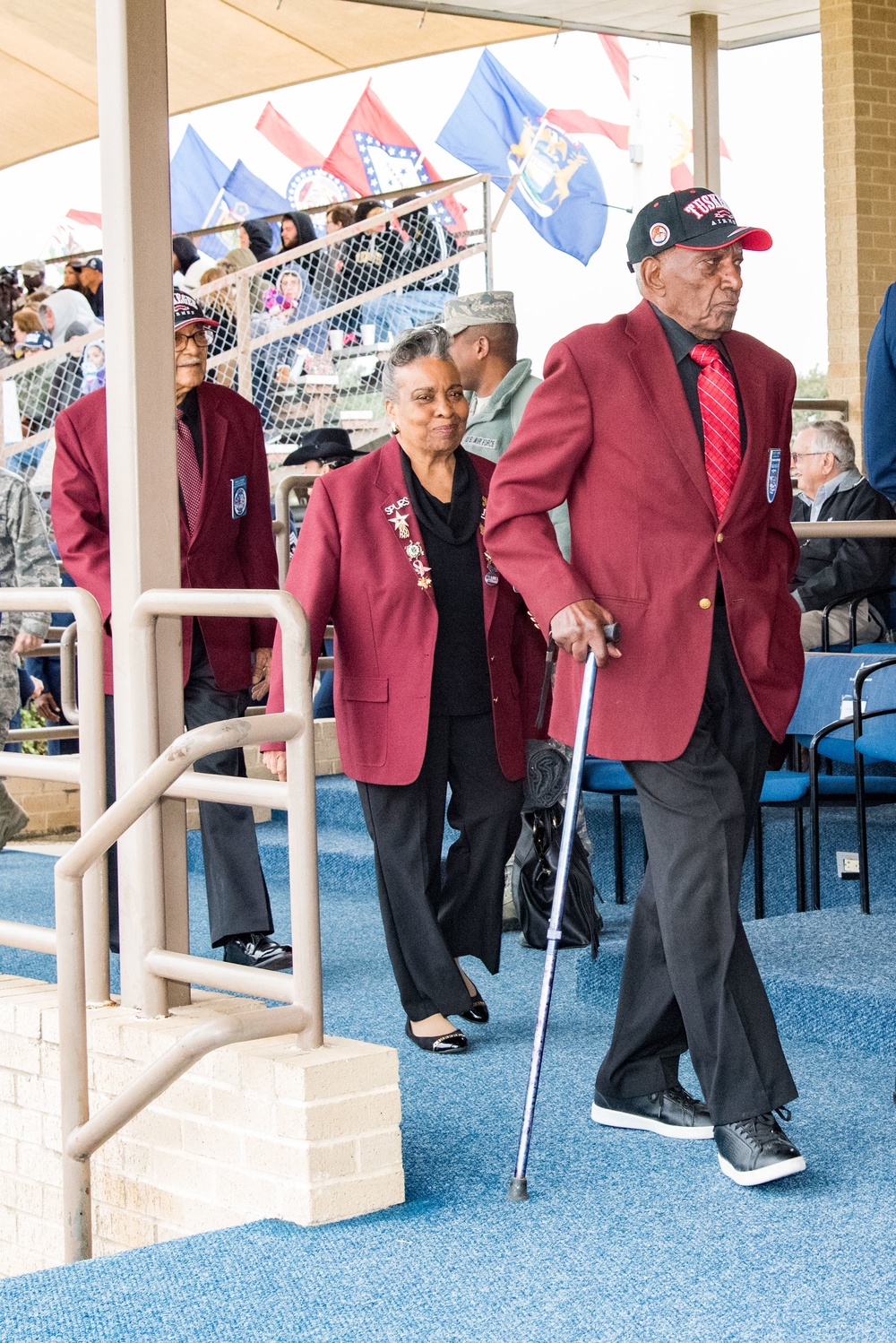 Tuskegee Airmen attending Air Force BMT Graduation