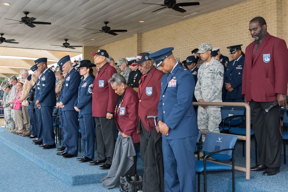 Tuskegee Airmen attending Air Force BMT Graduation