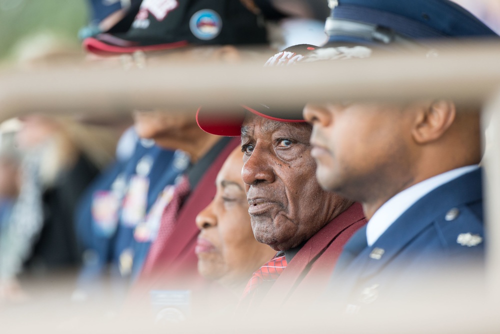 Tuskegee Airmen attending Air Force BMT Graduation