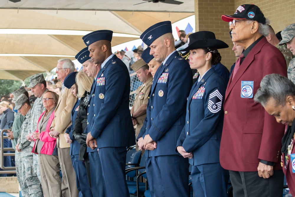 Tuskegee Airmen attending Air Force BMT Graduation