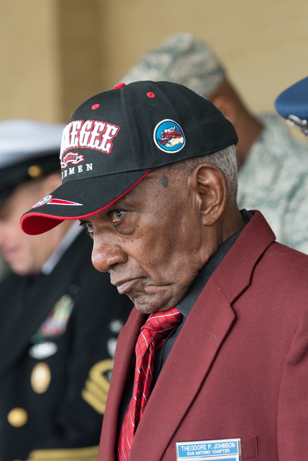 Tuskegee Airmen attending Air Force BMT Graduation