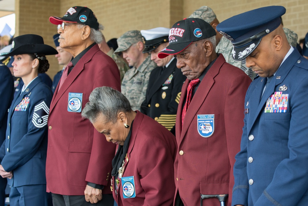 Tuskegee Airmen attending Air Force BMT Graduation