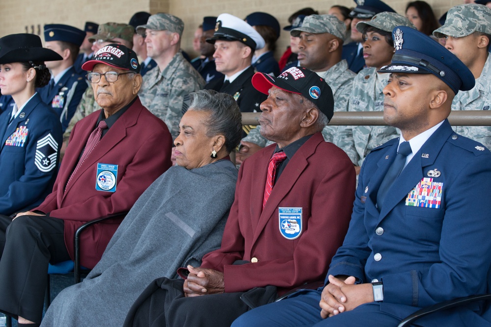 Tuskegee Airmen attending Air Force BMT Graduation