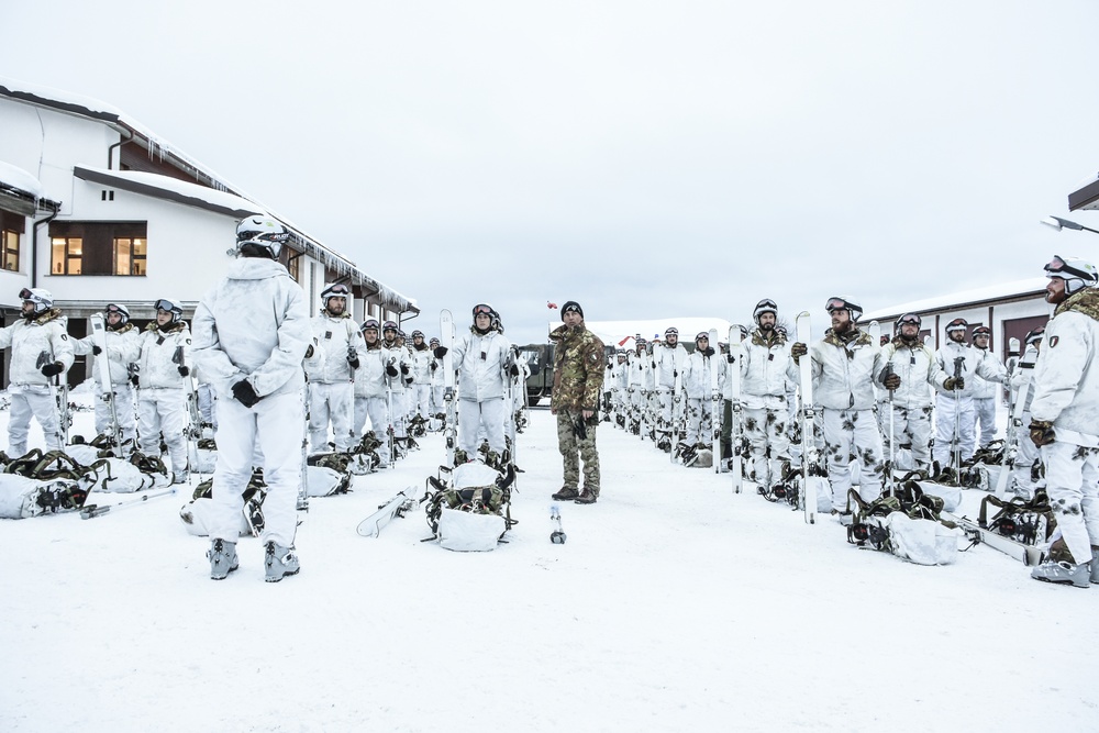 Alpine training with the Italian Alpini