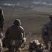 U.S. Marines call in artillery support with foreign military