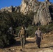 U.S. Marines call in artillery support with foreign military