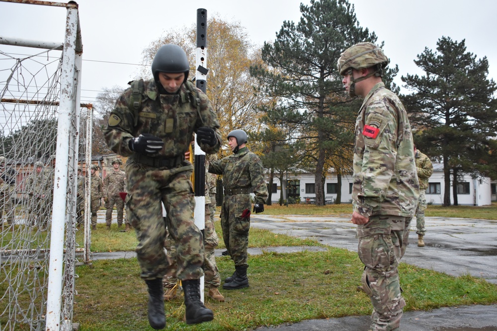 Basic airborne refresher in Serbia