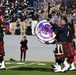 Bag pipes perform at Armed Forces Bowl