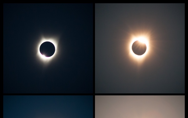 Eclipse at Detroit Dam