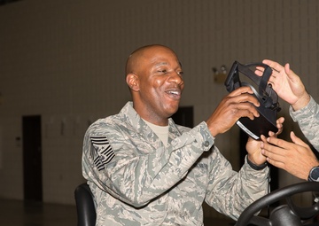 CMSAF Kaleth O. Wright Visits JBSA-Lackland, Texas