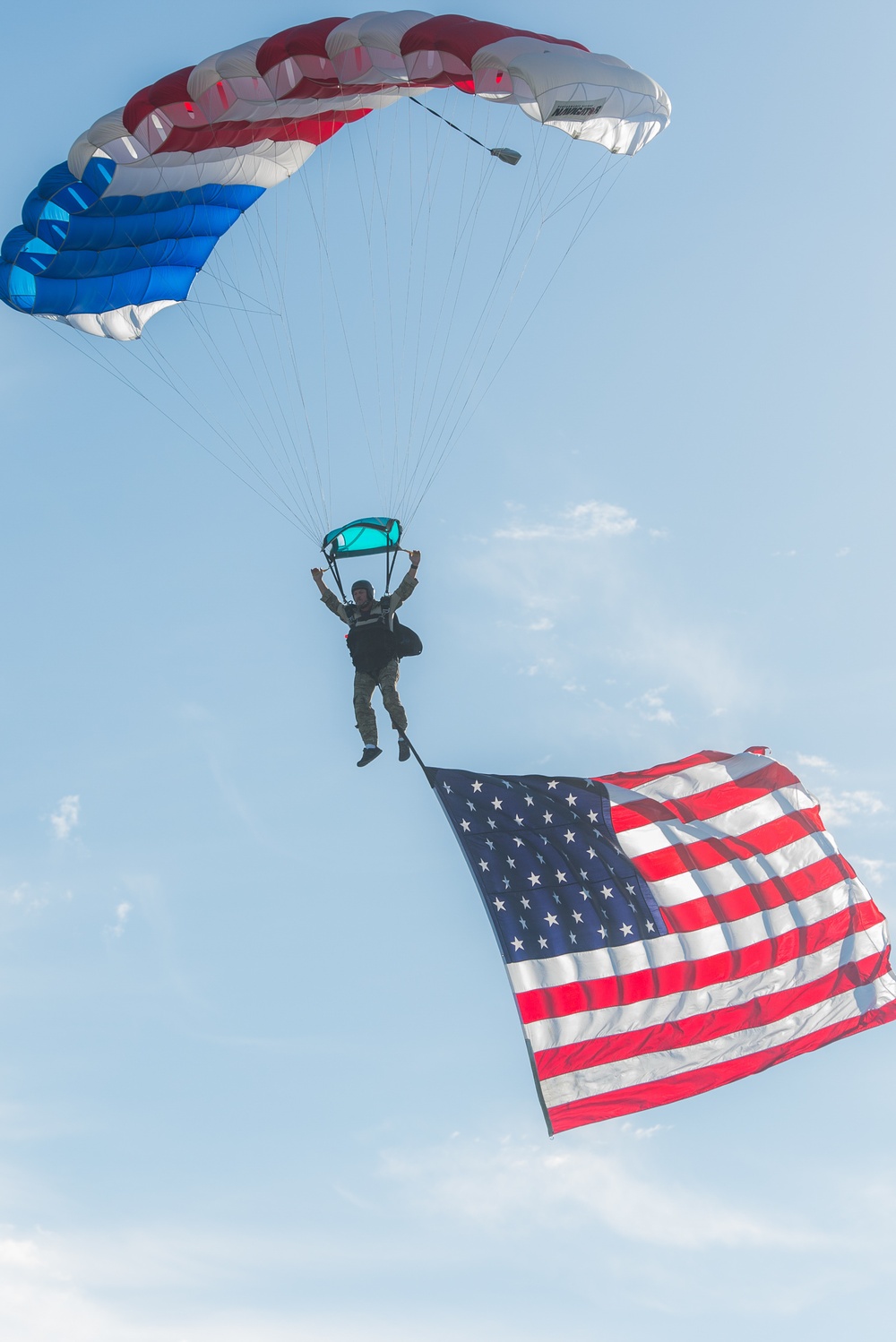 Lt Col William Schroeder Memorial Flag-drop from 5000 feet