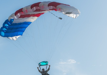 Lt Col William Schroeder Memorial Flag-drop from 5000 feet