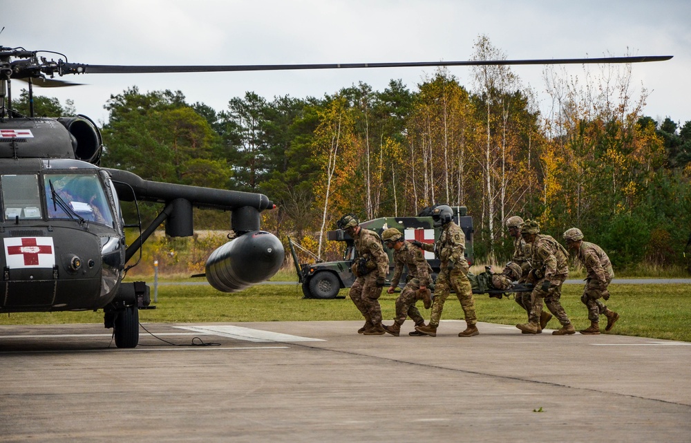 Loading the MEDEVAC