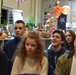 Serbian students talk with American Paratroopers