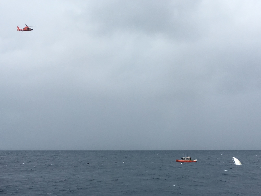 Coast Guard, Sea Tow rescue 2 aboard sinking vessel off Culebra, Puerto Rico
