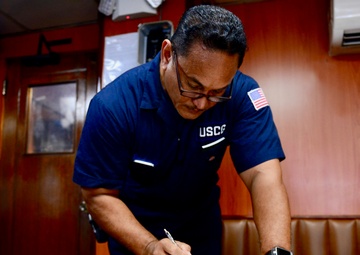 Marine Safety Detachment American Samoa conducts fishing vessel safety checks