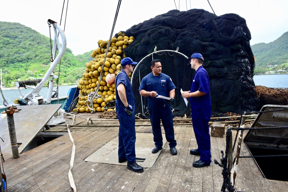 Marine Safety Detachment American Samoa conducts fishing vessel safety checks