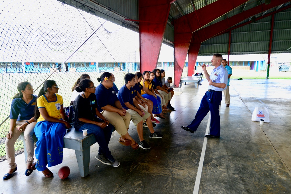 Coast Guard conducts recruiting outreach in American Samoa