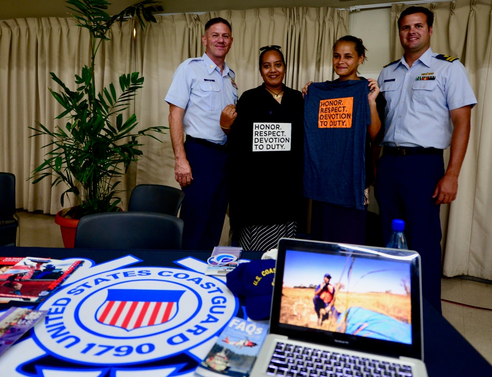 Coast Guard conducts recruiting outreach in American Samoa