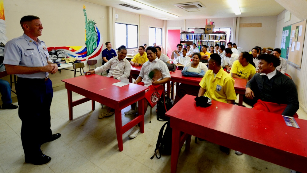 Coast Guard conducts recruiting outreach in American Samoa