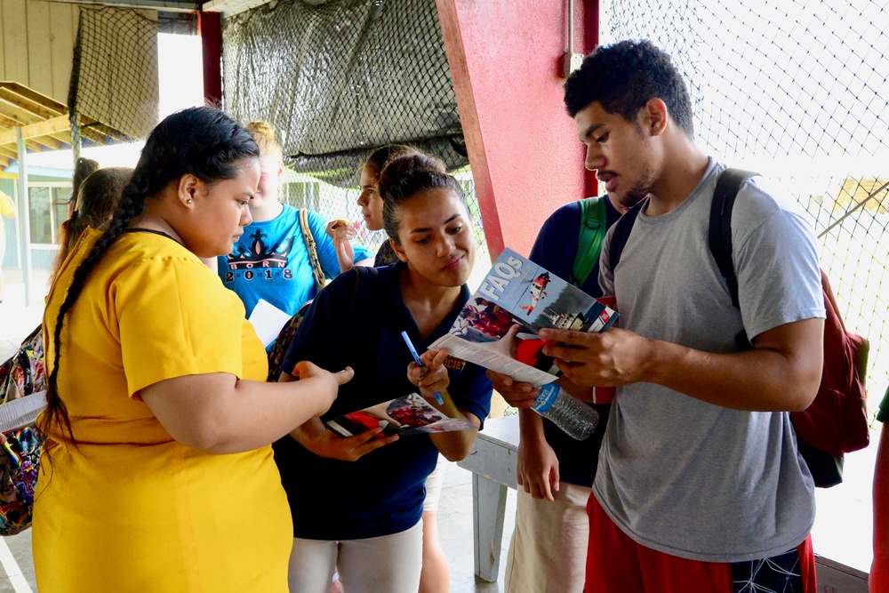 Coast Guard conducts recruiting outreach in American Samoa