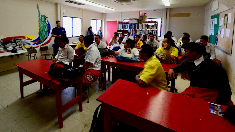 Coast Guard conducts recruiting outreach in American Samoa