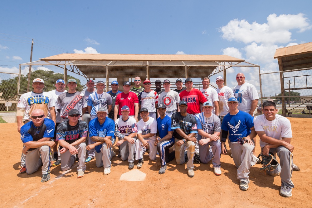 AF Sports Camp Men's Softball Group Photo