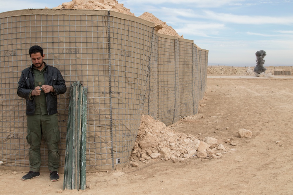 Advanced improvised explosive device course in Syria