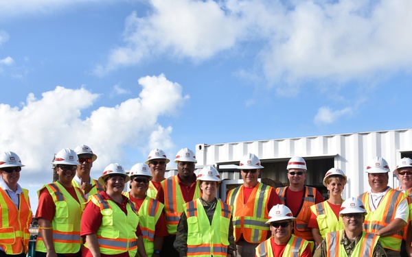 Brig. Gen. Diana Holland views U.S. Virgin Islands recovery operations