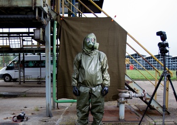 CBRN suits at NATO EADRCC's disaster response exercise2017
