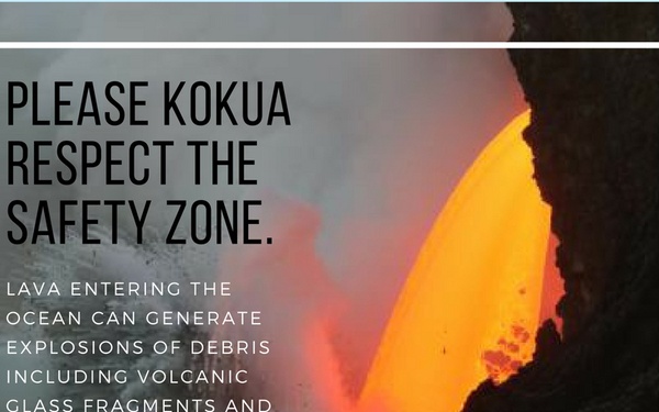 Coast Guard establishes temporary safety zone in vicinity of active Kilauea lava flow into Pacific Ocean off Hawaii’s Big Island