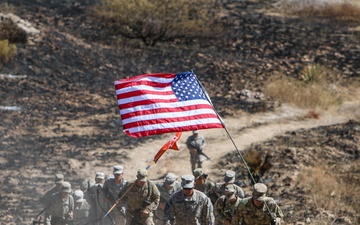 Alpha Co., 40th ESB Soldiers live fire exercise