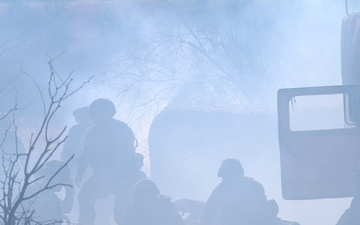 Charlie Co., 40th ESB Soldiers live fire exercise