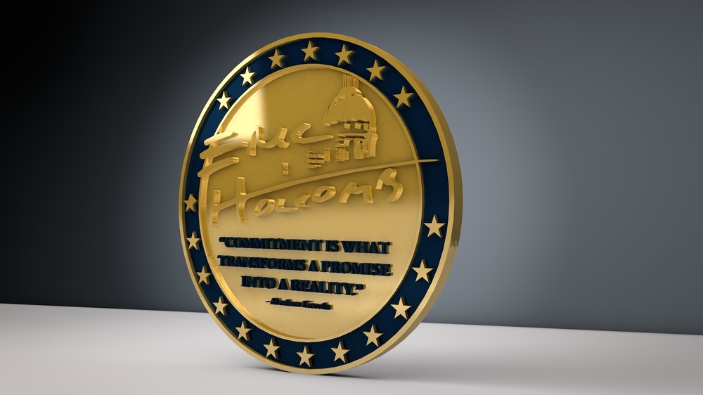 Governor Eric Holcomb Coin Design