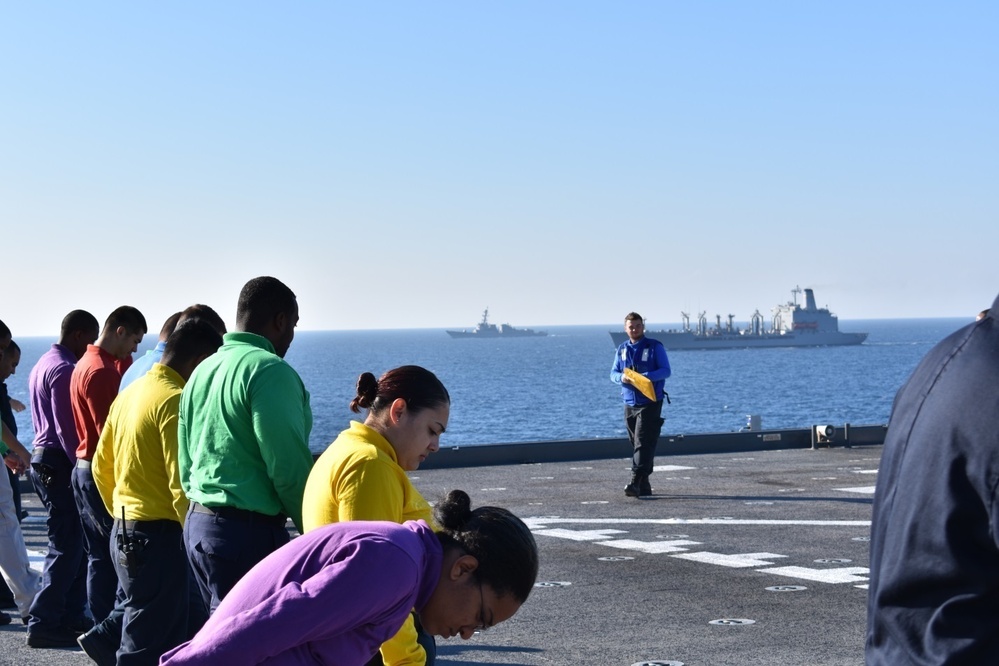 Underway aboard USS Lewis B. Puller