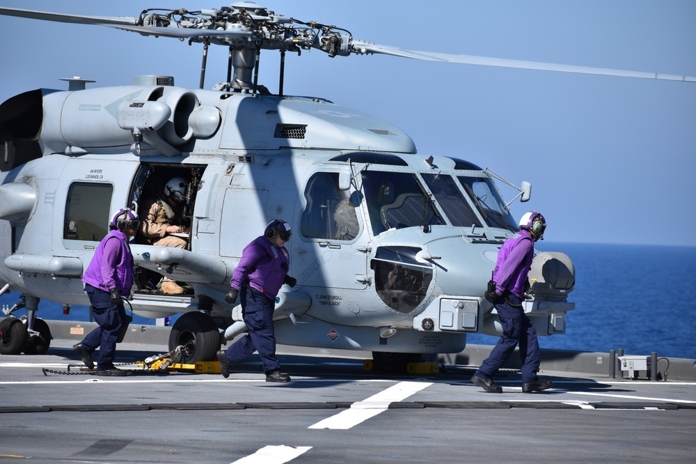 Underway aboard USS Lewis B. Puller