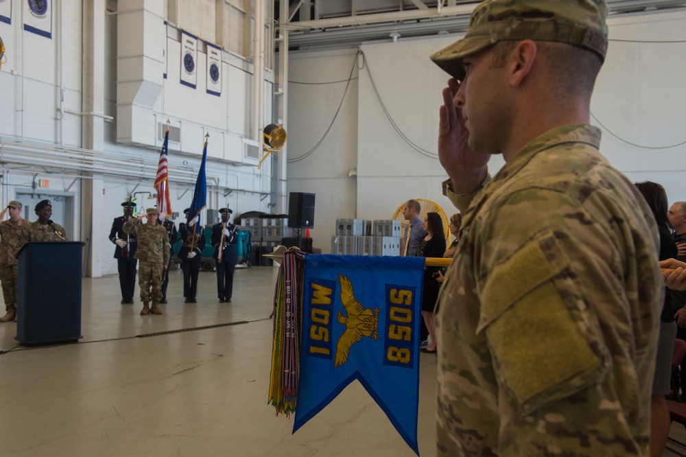 8th SOS change of command