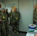 Soldier briefs the 35th Infantry Division Commander