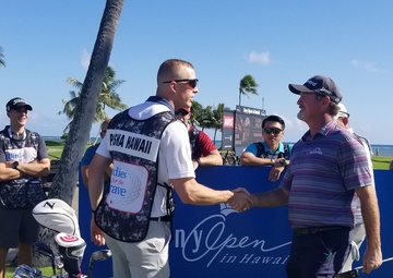 8th TSC Soldiers caddie for this year's Sony Open