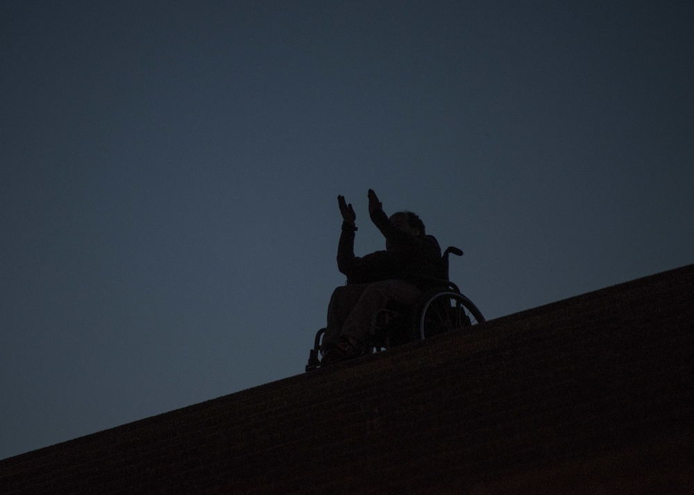 Band of Mid America performs at St. Louis arch