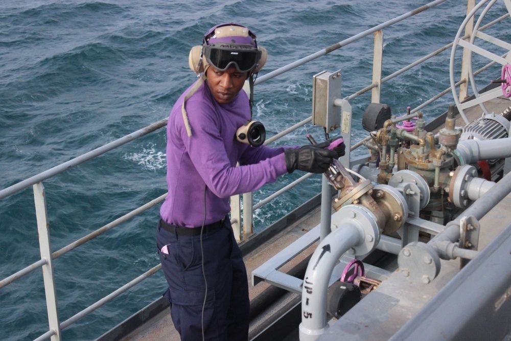 Underway aboard USS Lewis B. Puller