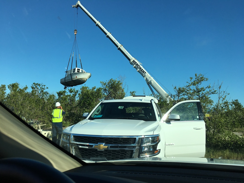 Emergency Support Function 10 (ESF-10) Florida response crews conduct removal operations