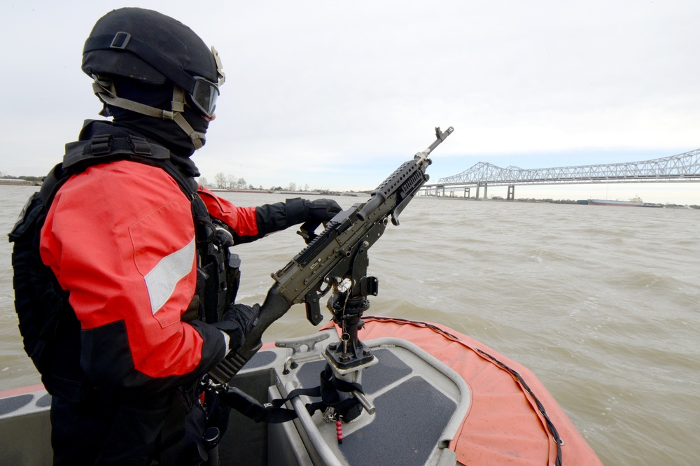 Coast Guard conducts security patrols for Sugar Bowl