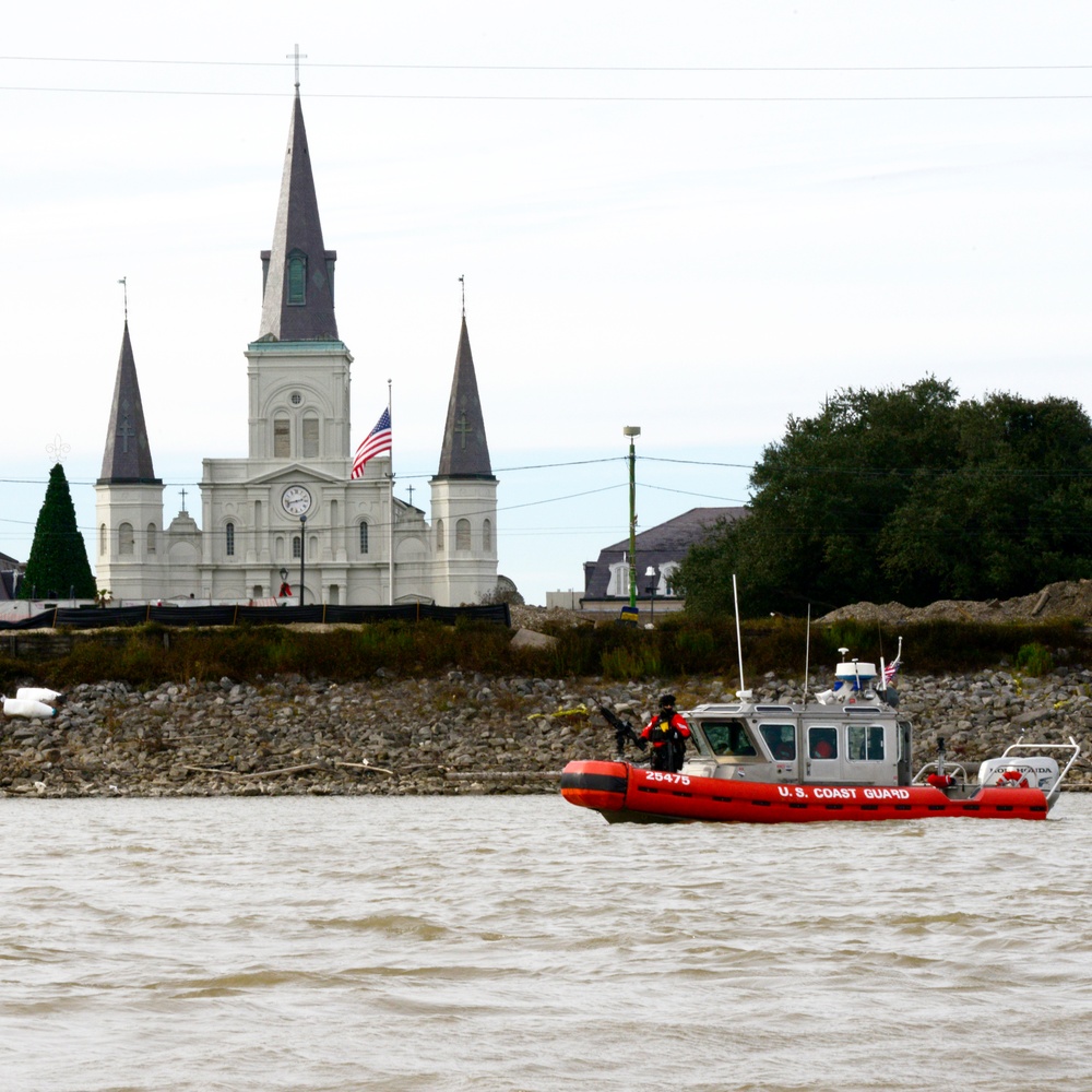 Coast Guard conducts security patrols for Sugar Bowl