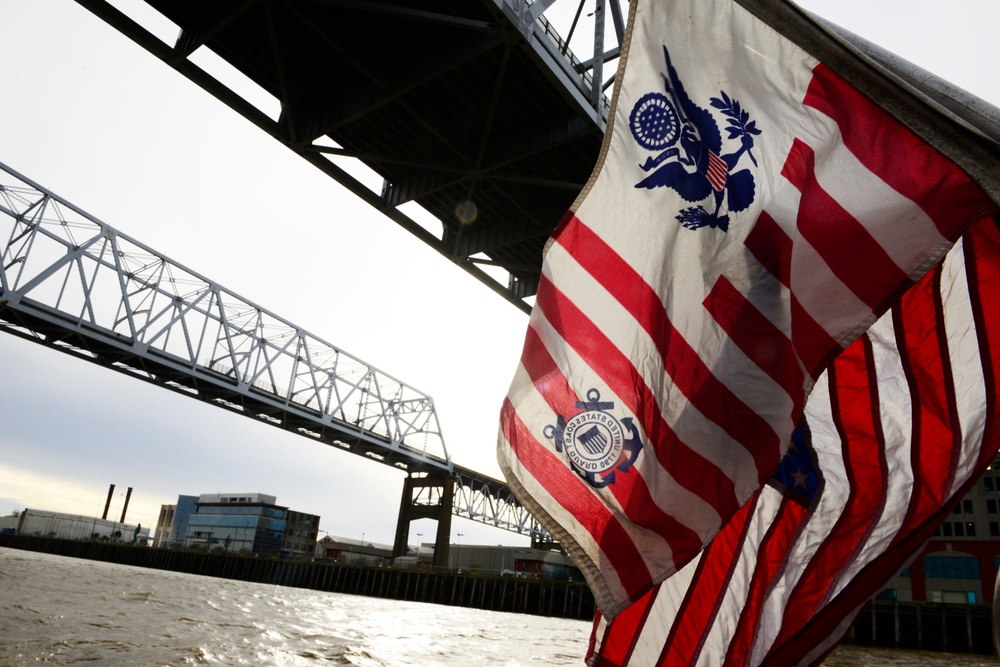 Coast Guard conducts security patrols for Sugar Bowl