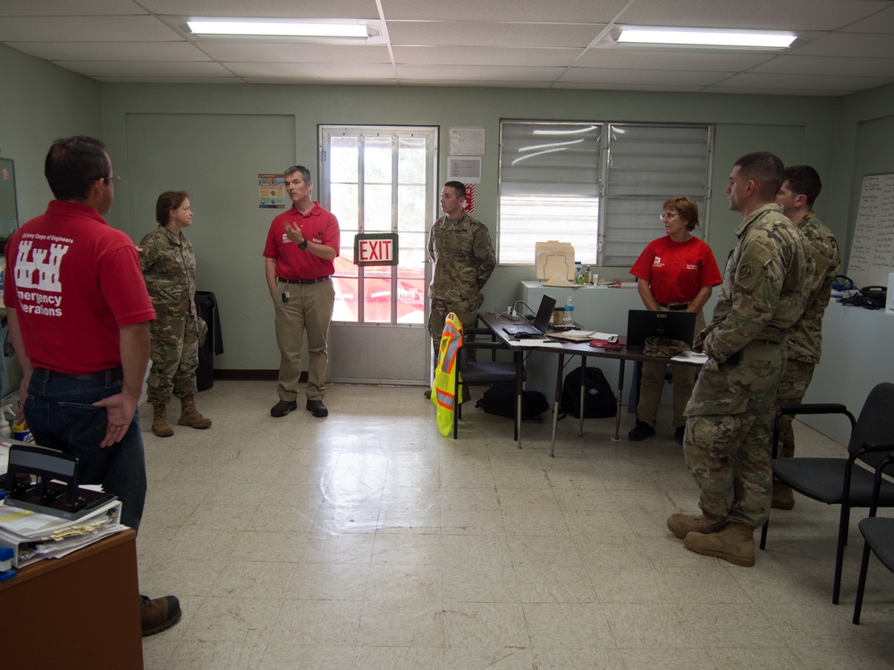 CG visit to RFO at Fort Allen