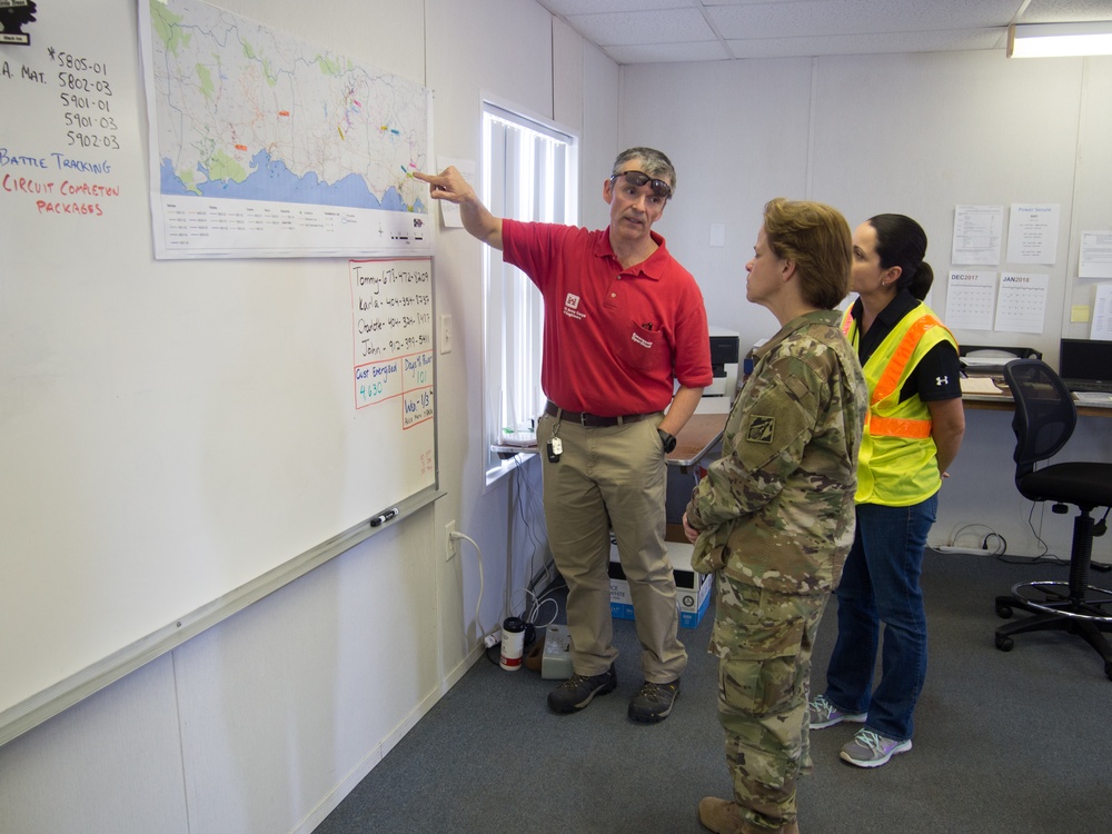 CG visit to RFO at Fort Allen