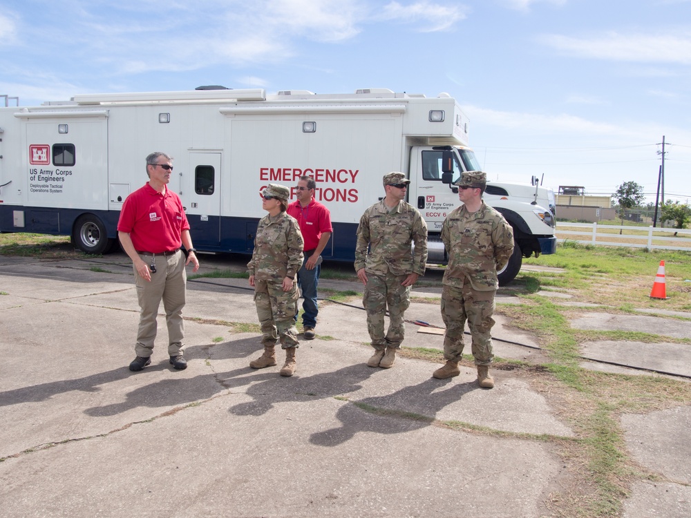 CG visit to RFO at Fort Allen