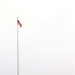 Snow and the American Flag at Fort McCoy