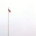 Snow and the American Flag at Fort McCoy